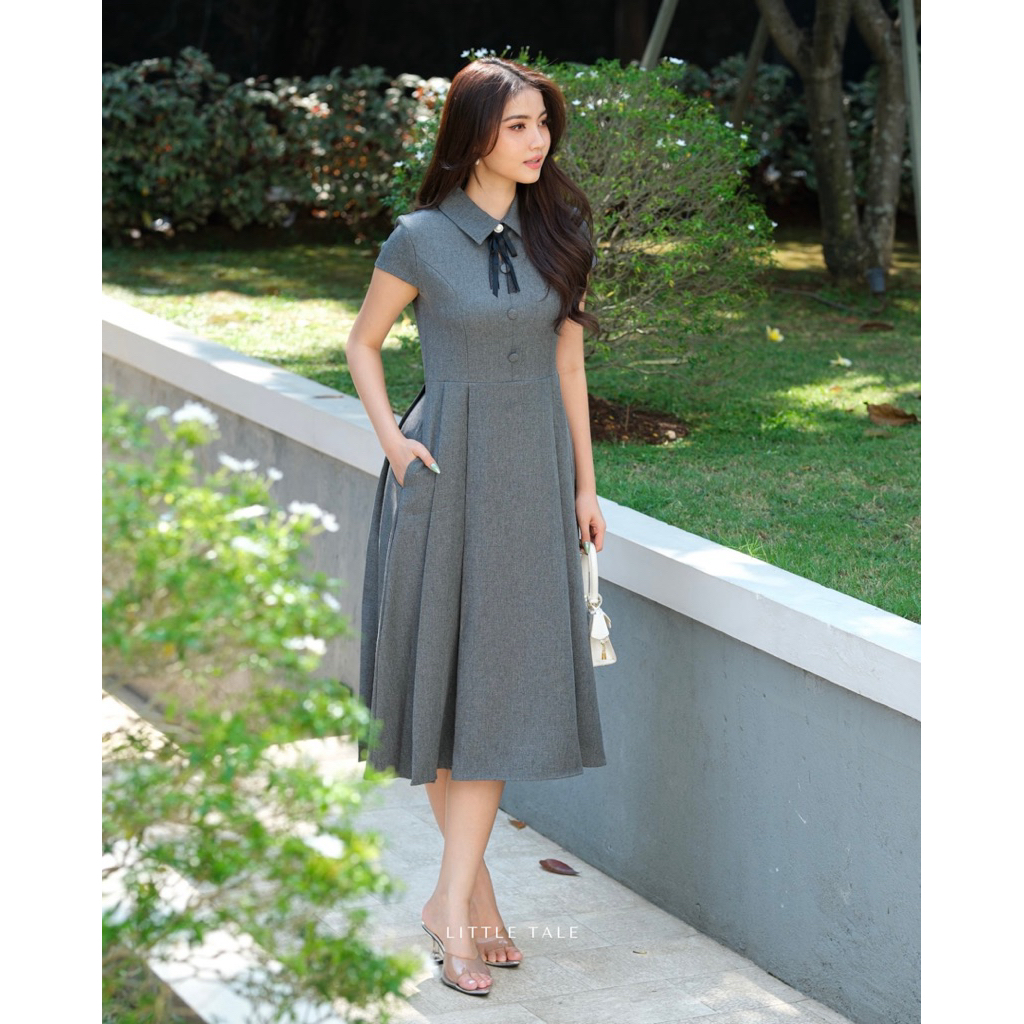 Little Tale - Lauren Dress / Casual Formal Dress / Mini Midi Maxi Dress / Dress Wanita Natal Imlek