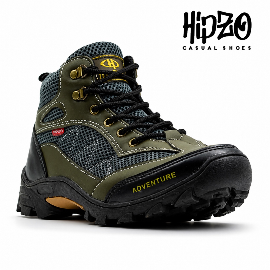 Sepatu Pria Original 100% Hipzo M032 Pria boots Original Kasual Casual Boots kulit hiking Gunung